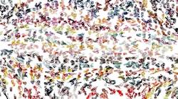 Seventh of 'reflets — paint synthesiser classic — 3.5 collection wet 1'.