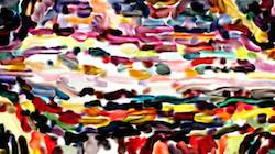 Third of 'reflets — paint synthesiser classic — 3.5 collection wet 4'.