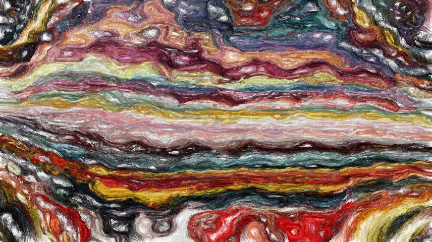 Image 'reflets — paint synthesiser classic — paint styles wet strokes 5'.