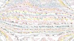 Third of 'reflets — paint synthesiser classic — speciality woodcut 1'.