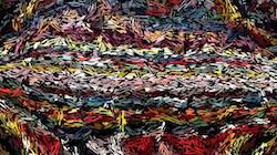 Seventh of 'reflets — paint synthesiser classic — speciality woodcut 2'.