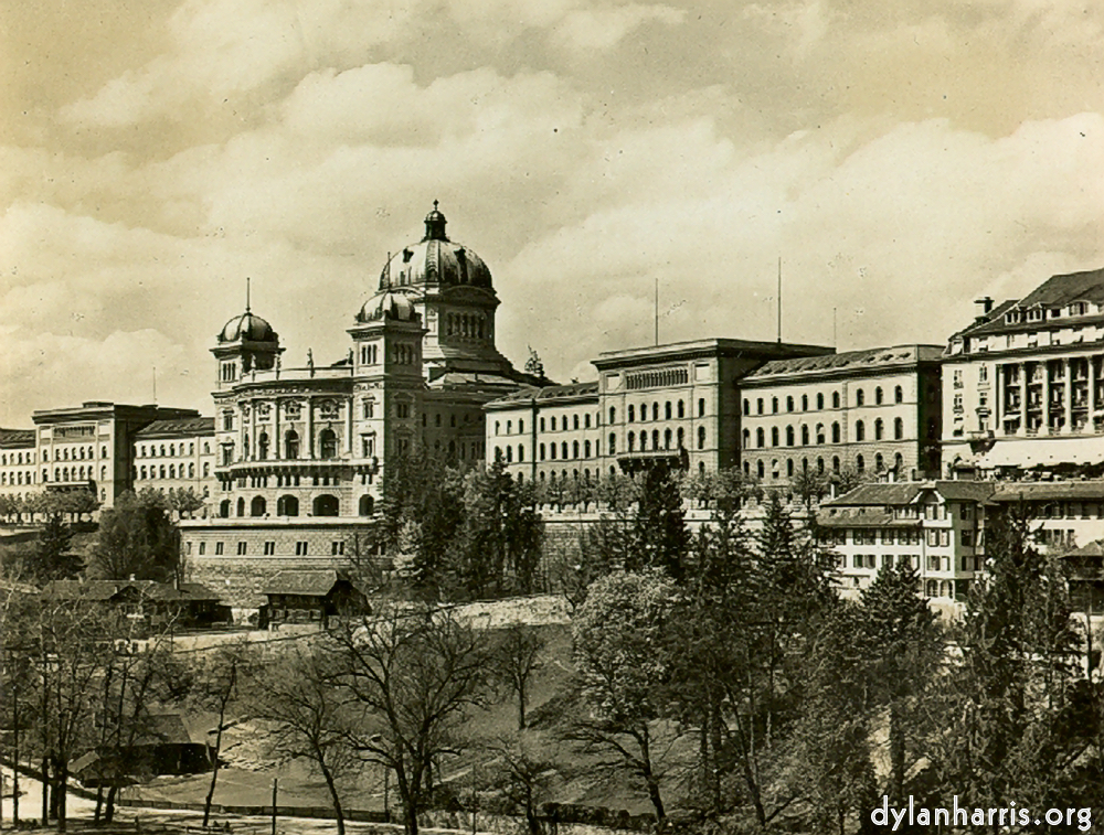 image: Postcard [[ The Swiss Houses of Parliament. ]]