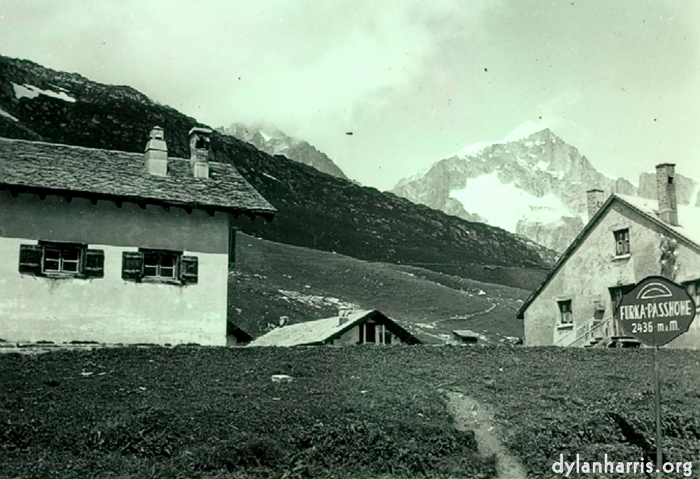 image: The Galenstock, 11,700 ft from the Furka Passhohe.