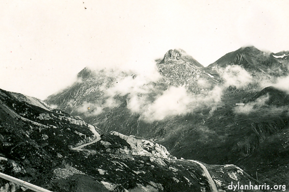 image: Views from the top of the Lucendro Dam, looking North East.