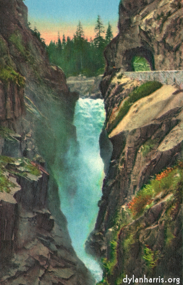 image: Postcard: 2124 Handeckfall (Grimselstrasse) [[ The Handeck Falls. ]]