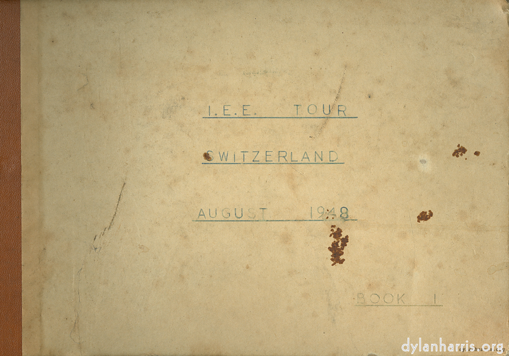 image: This is ‘
IEE tour switzerland august 1948 1
’.