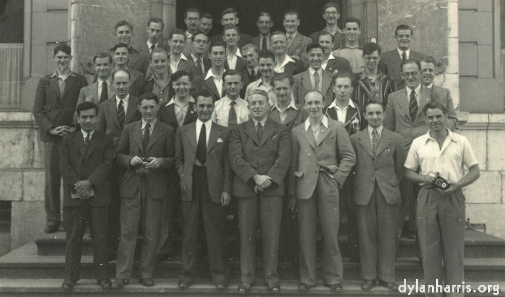 image: The I.E.E. Party, Hotel Terminus, Neuchâtel, 28 August 1948.