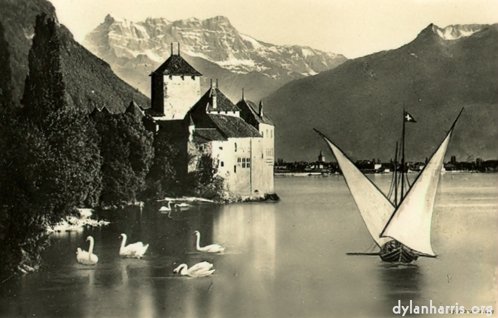 image: Postcard [[ The Dent du Midi, Chillon. ]]