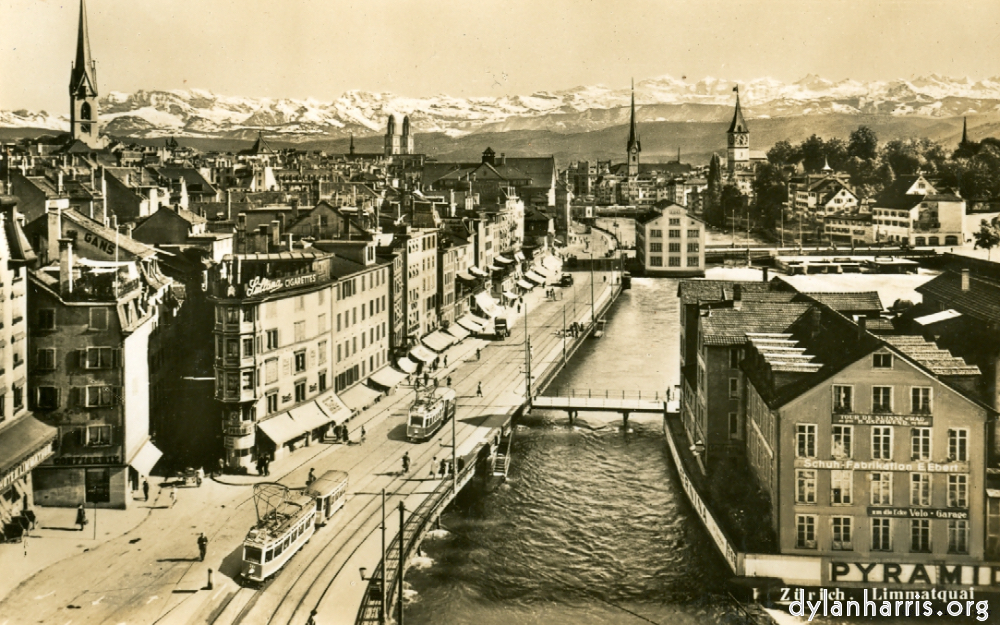 Image: Zürich. Limmatquai [[ The Lummatquai ]]