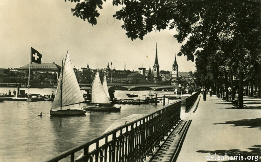image: Utoquai and Quai Bridge.