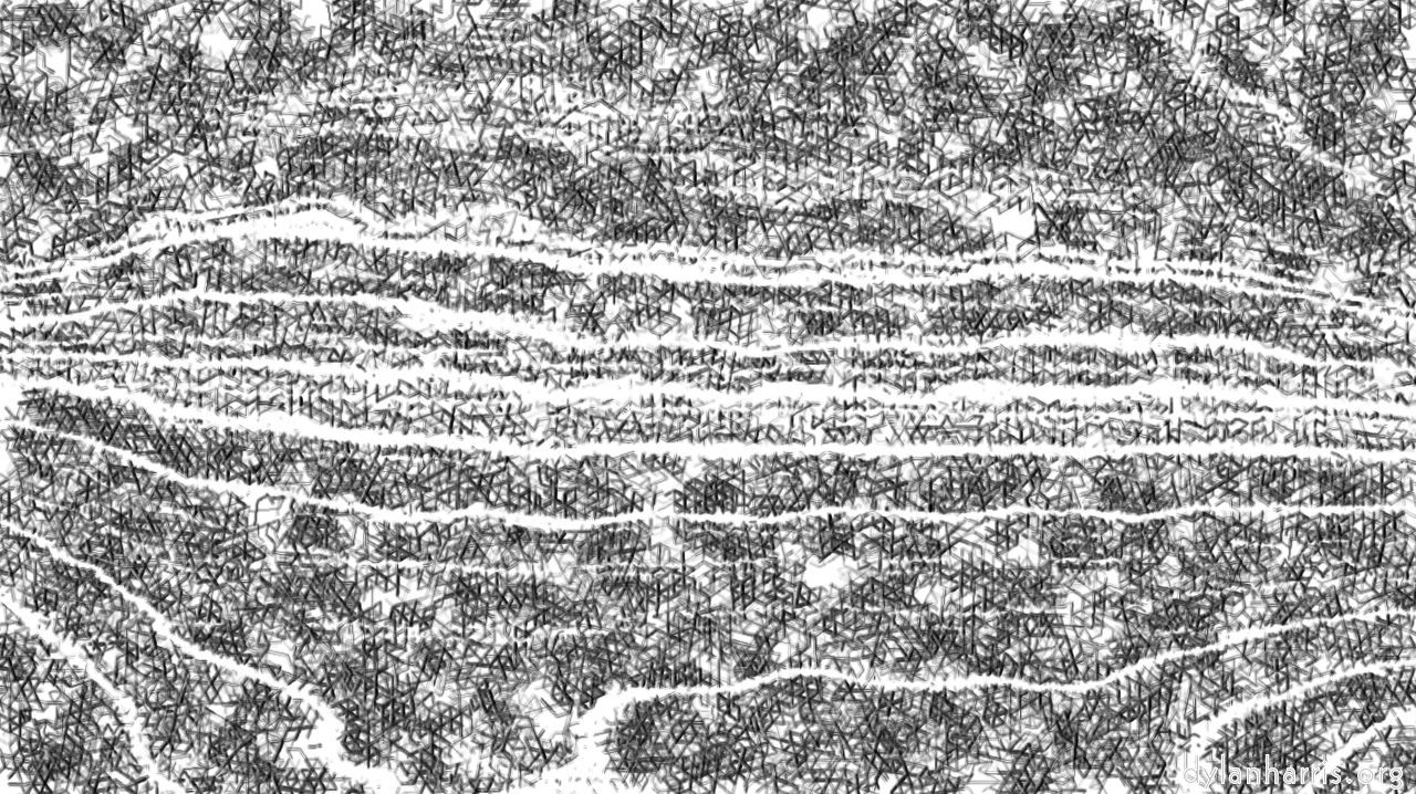 image: bw hatch :: hexbobblebw