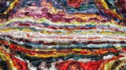 image: image from raised rough strokes