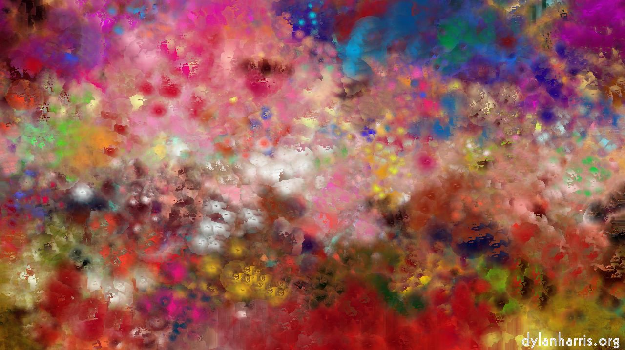 image: wet media acrylic :: cdacrylicgraphicrepeat02tap