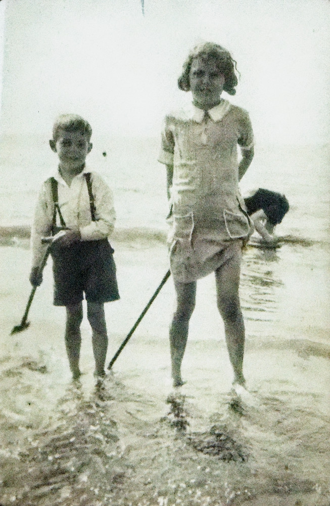 image: This is ‘Barbara & John at ??’.